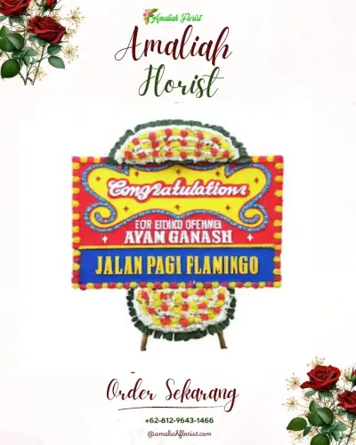 Bunga Papan Congratulation di Pleburan